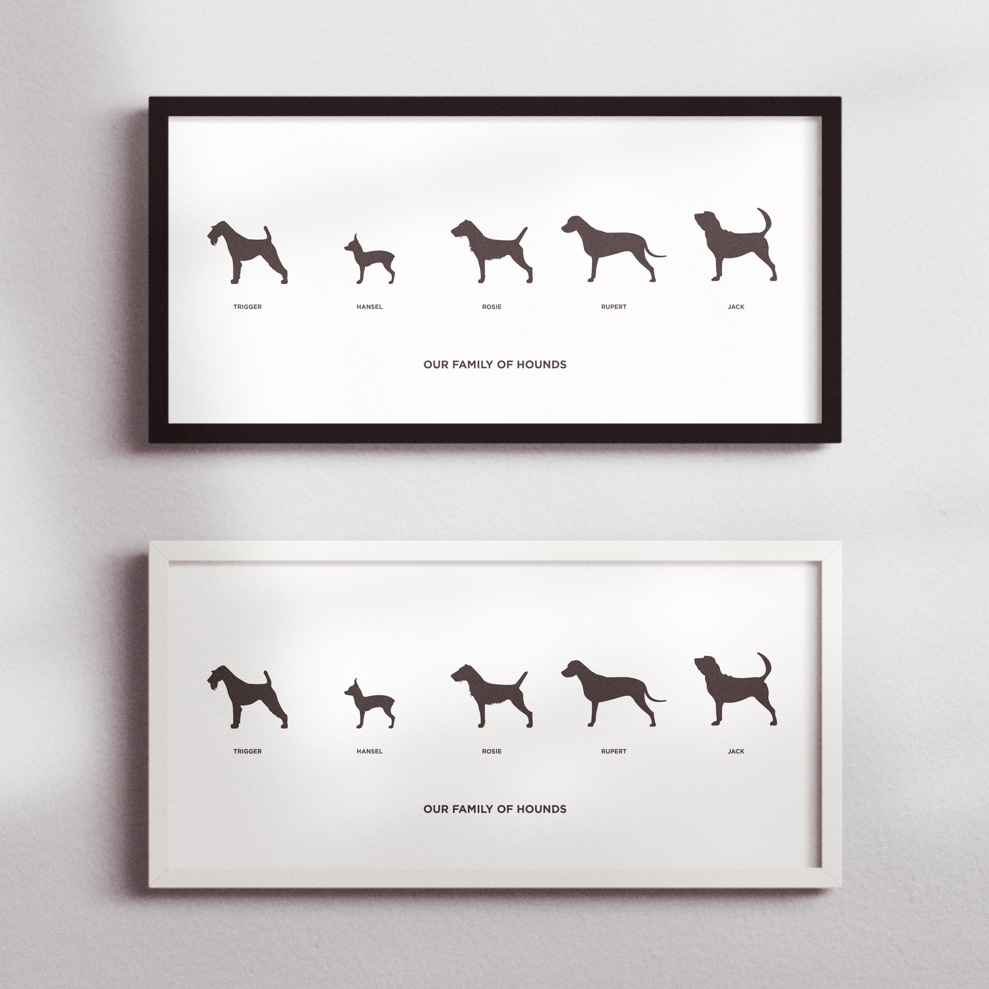 Dogs in Silhouette