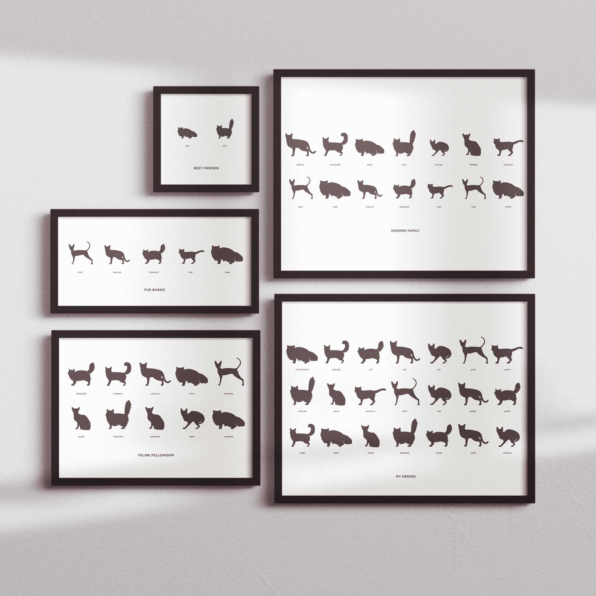 Cats in Silhouette