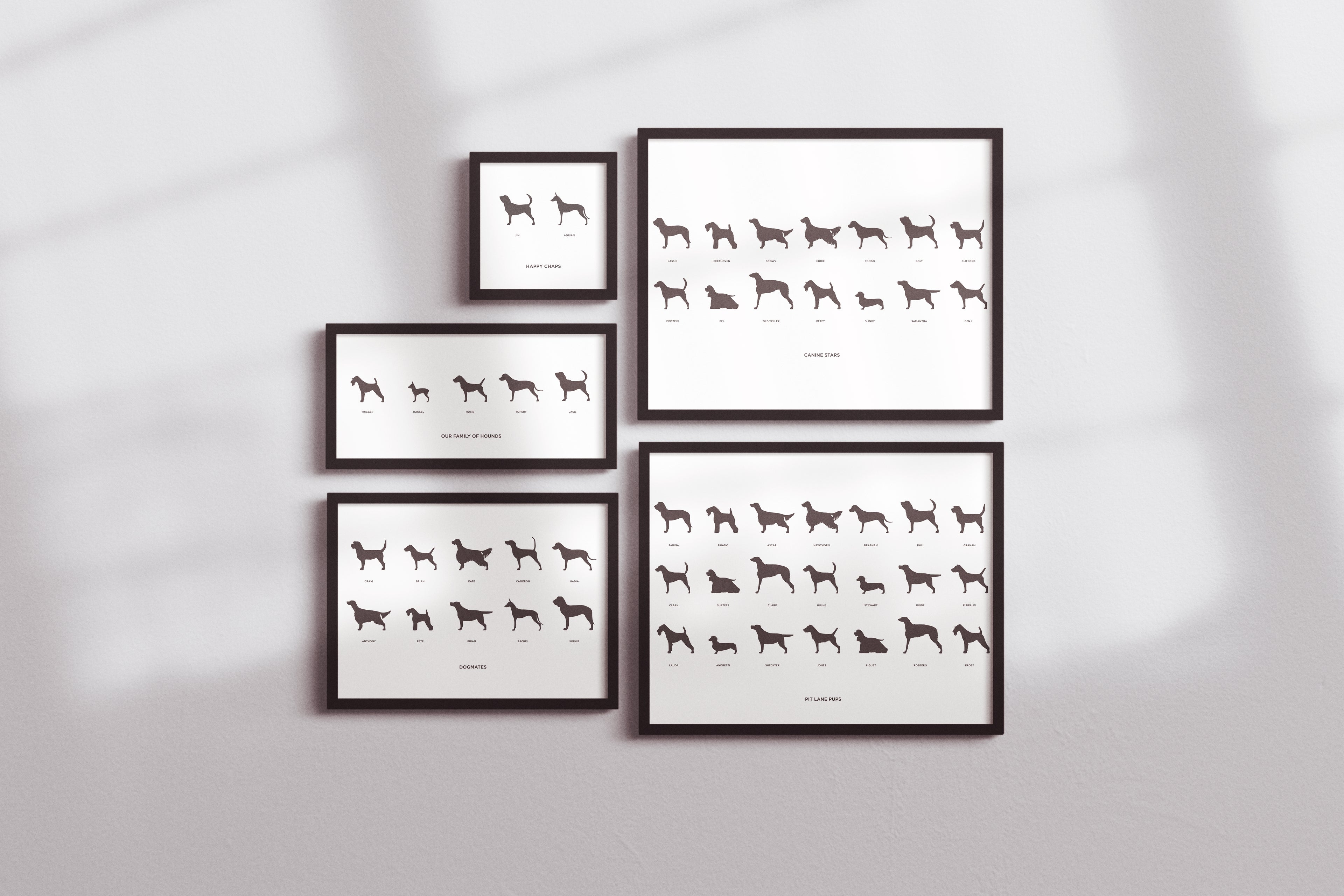 Dogs in Silhouette